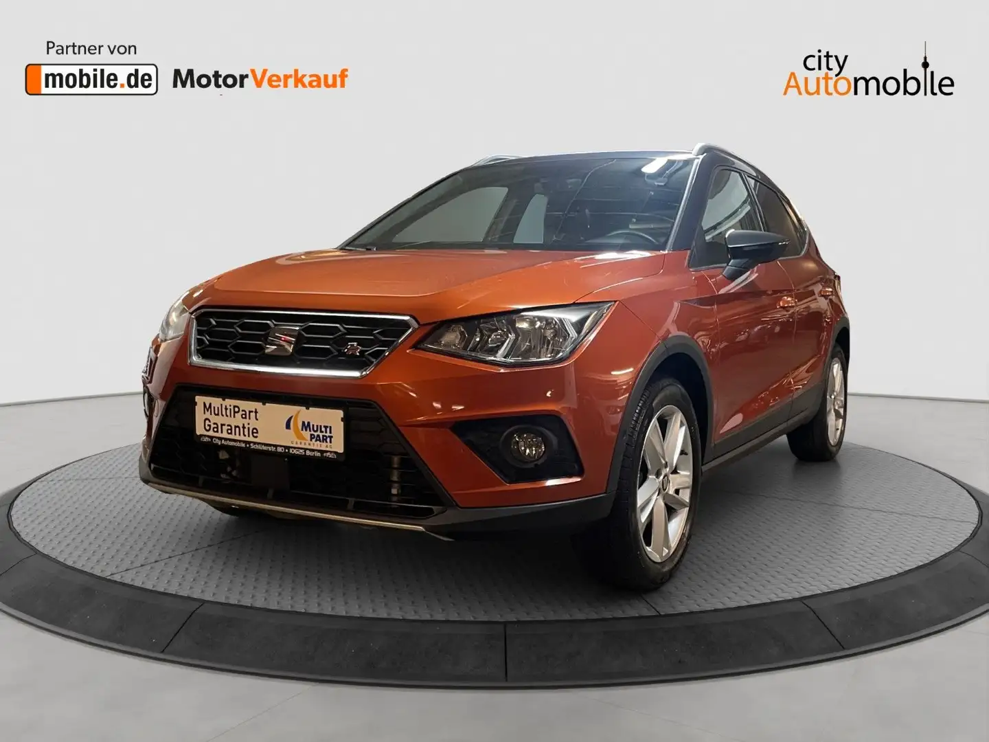 SEAT Arona FR/1.Hand/Tempomat/AppleCarplay/CNG Orange - 1