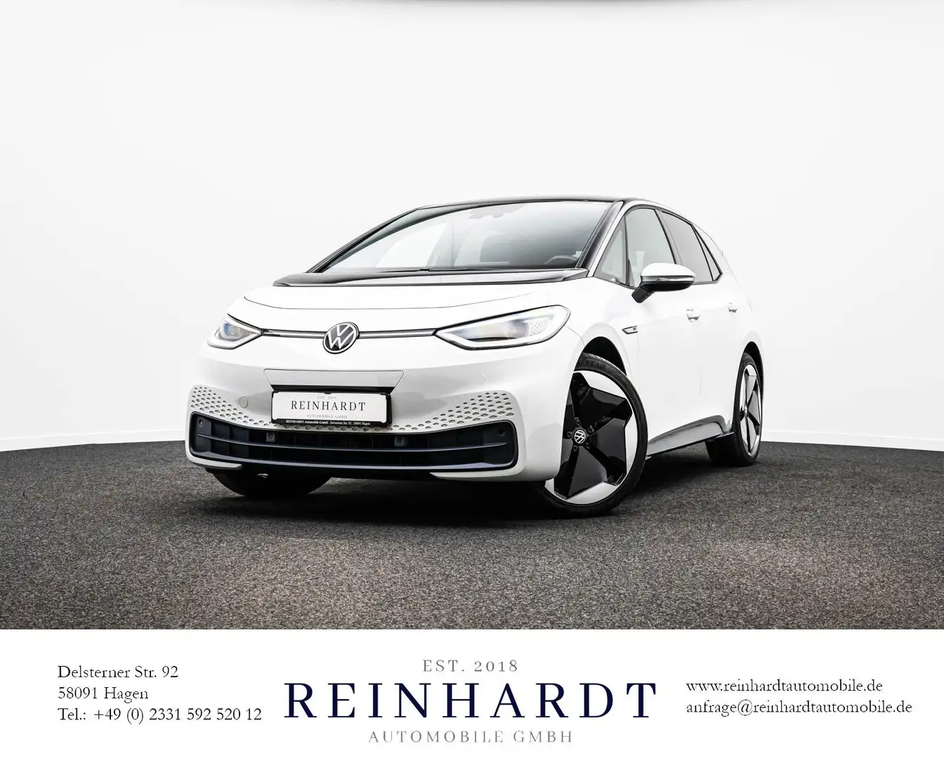 Volkswagen ID.3 PRO PERFOMANCE MAX 1ST IQ-L./ACC/HuD/PANO Blanc - 1