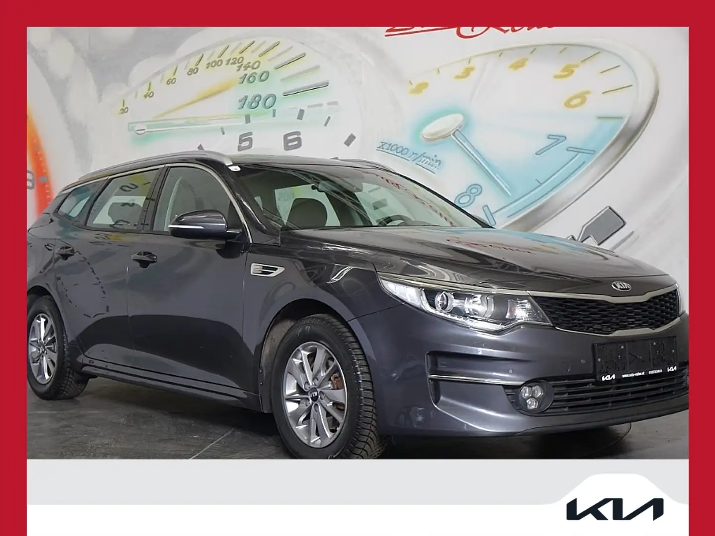 Kia Optima Wagon 1,7 CRDi ISG Silber DCT *NAVI, SITZ- UND ... Grau - 1