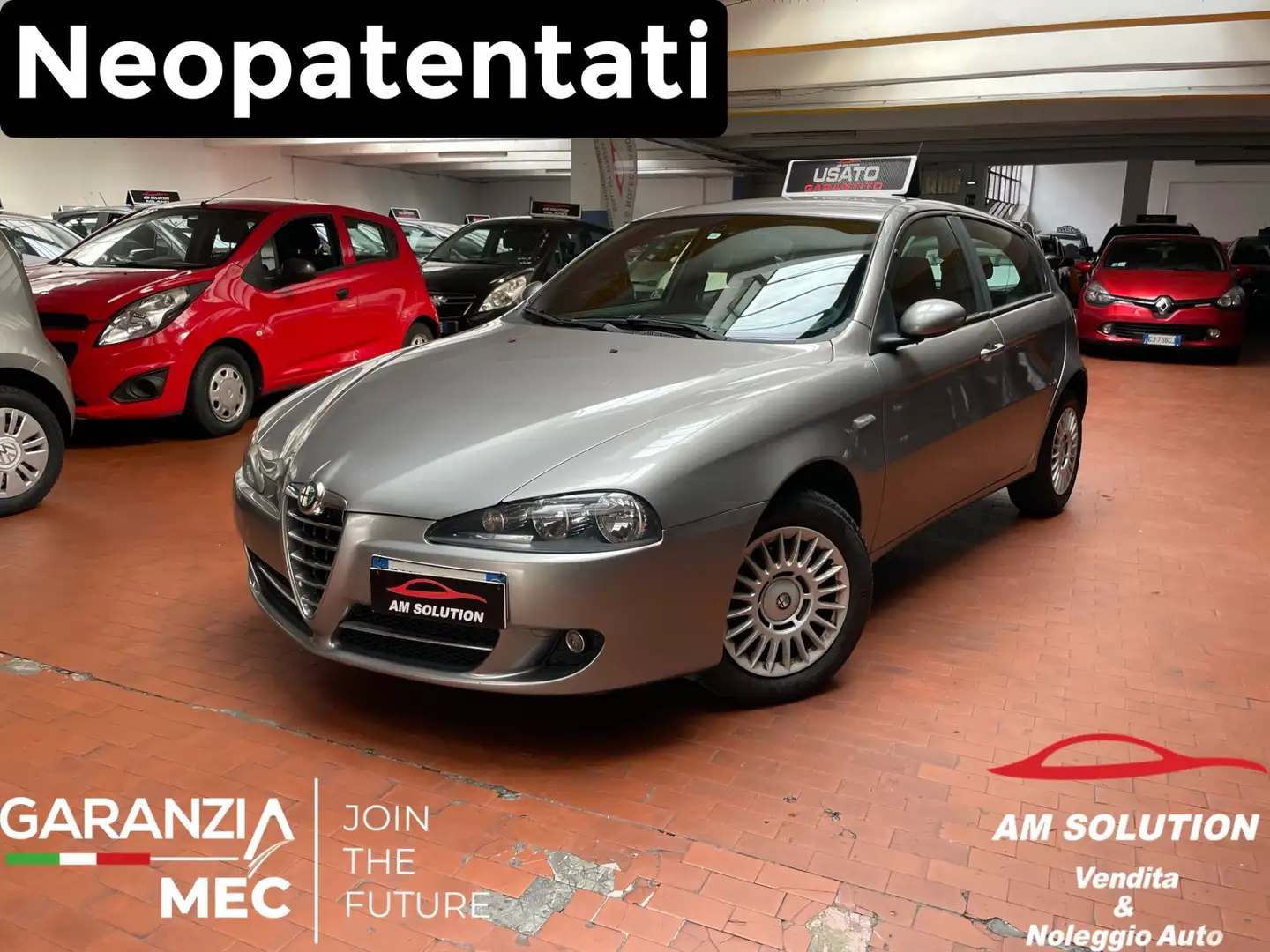 Alfa Romeo 147 147 1.6 Neopatentati Gris - 1