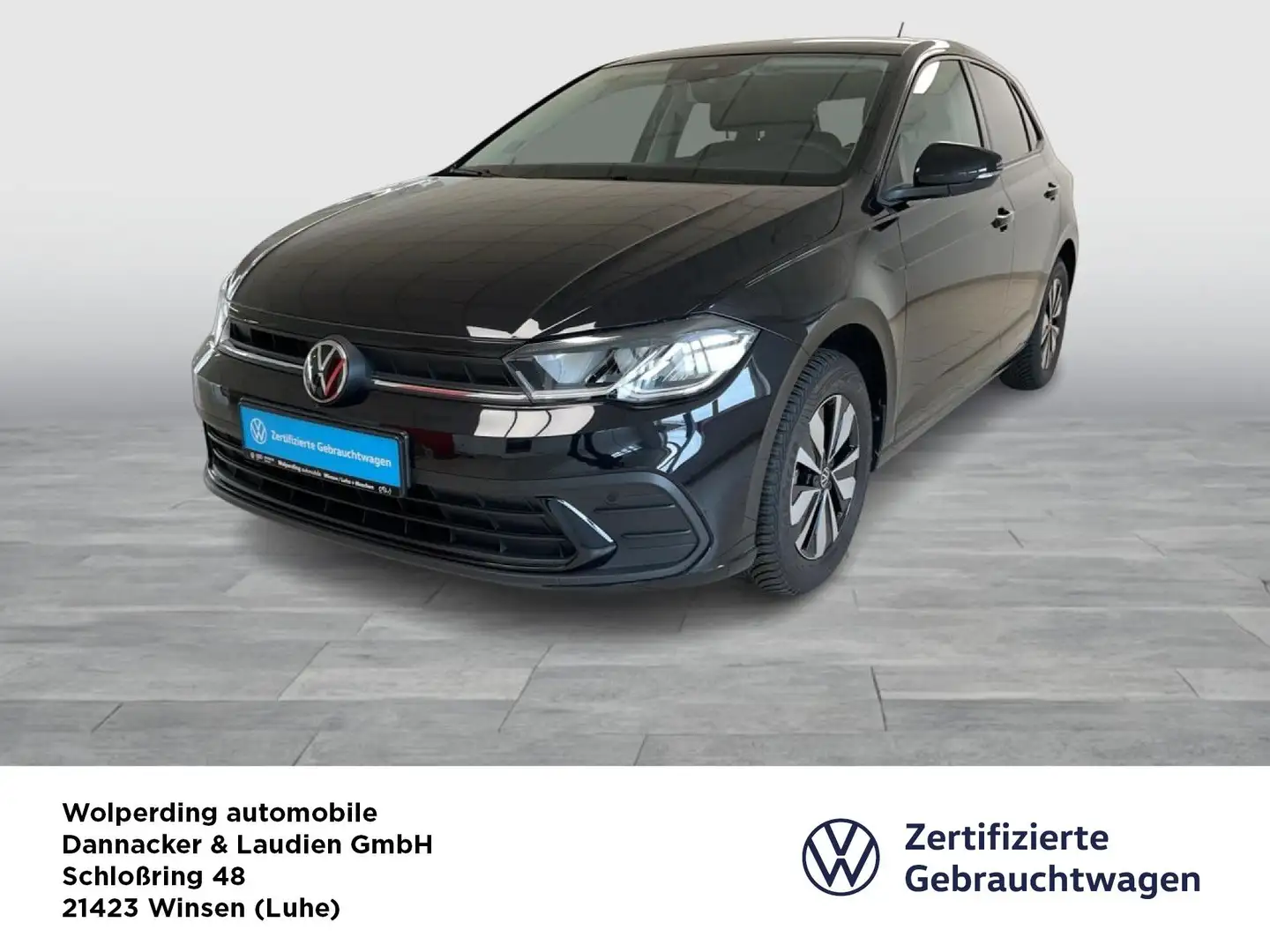 Volkswagen Polo 1.0 TSI Move Bluetooth Navi LED Klima Noir - 1
