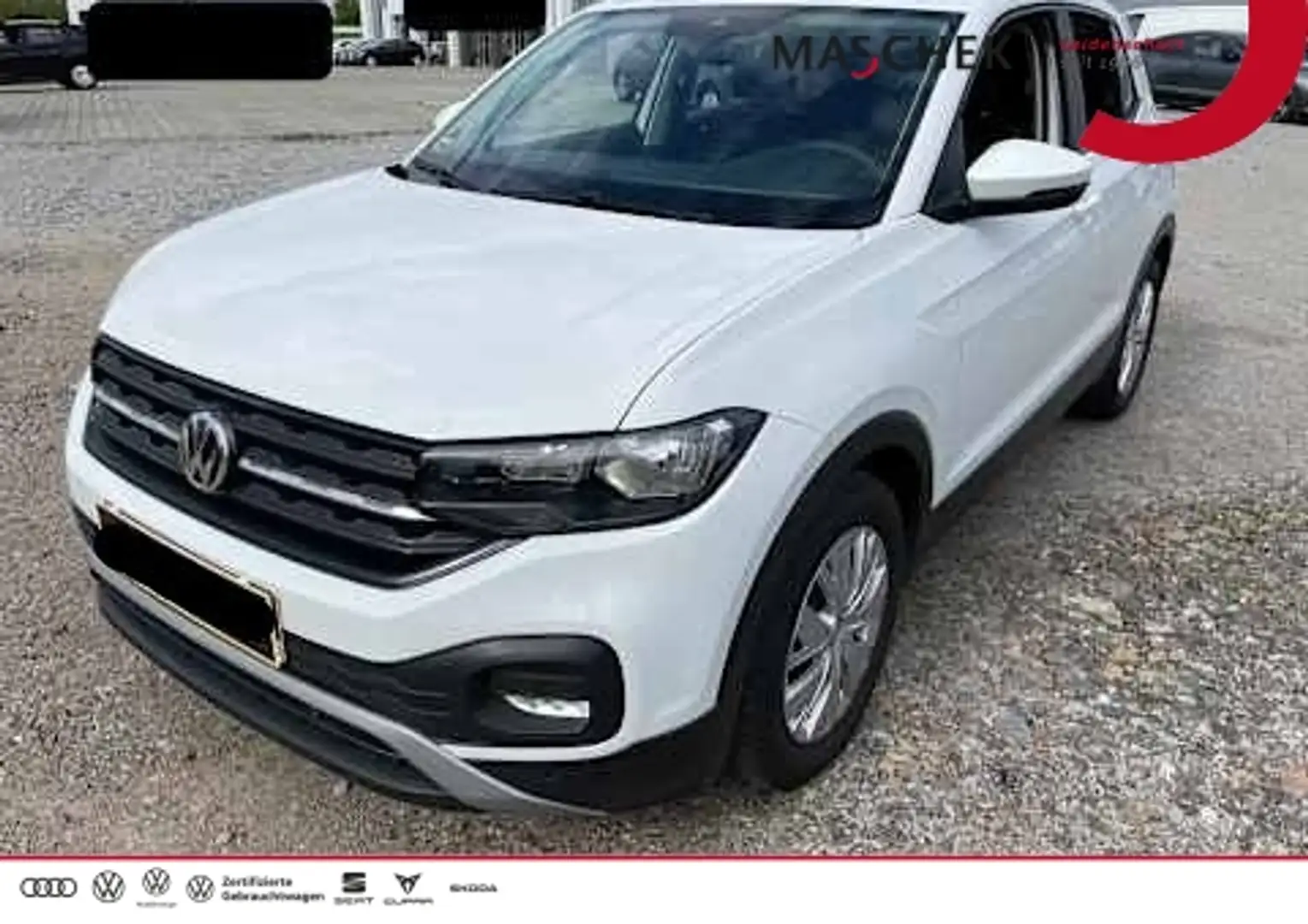 Volkswagen T-Cross 1.0 TSI *nur an Gewerbe* PDC Klima Sitzh SpurH PDC Weiß - 1