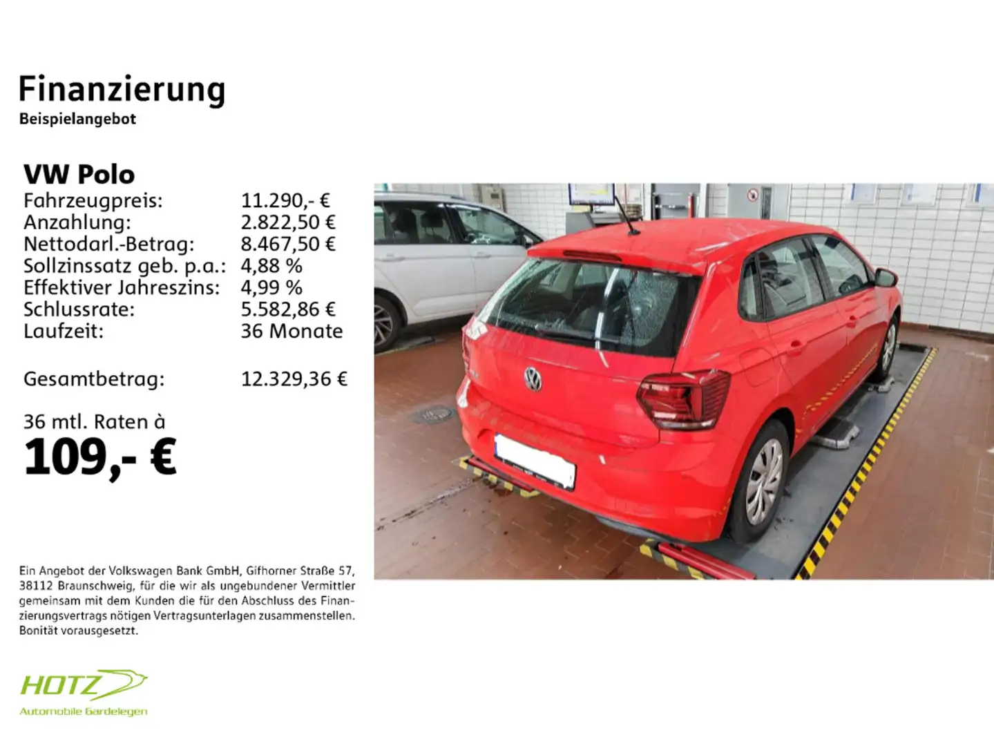 Volkswagen Polo VI 1.0 TSI Comfortline PDC/Sitzh/Klima Rood - 2