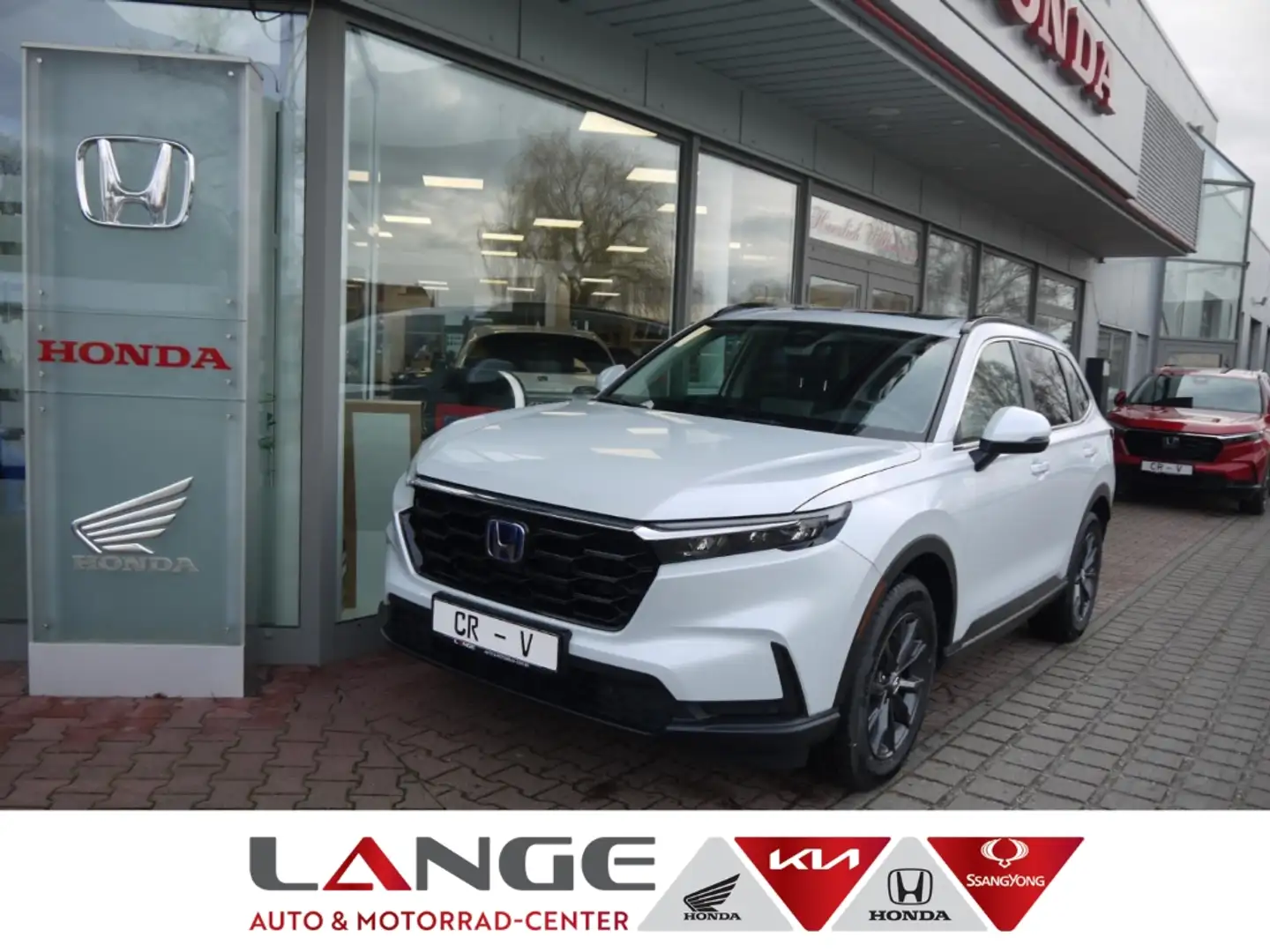 Honda CR-V e HEV Elegance i-MMD HYBRID EU6d Hybrid 2.0 AWD Al Weiß - 1