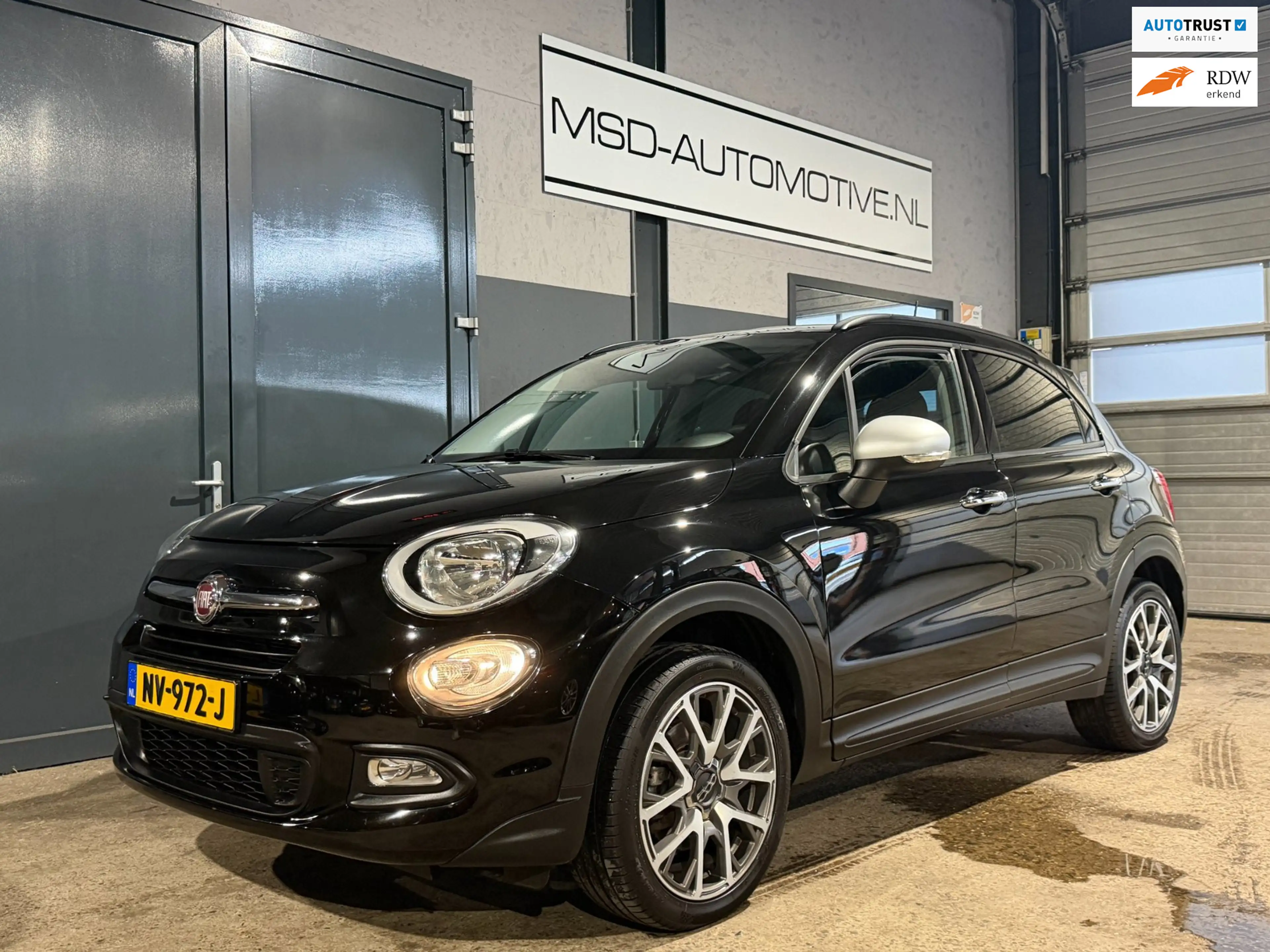 Fiat 500X 1.6 Pop|Navi|Cruise|Trekhaak|Black&Silver !