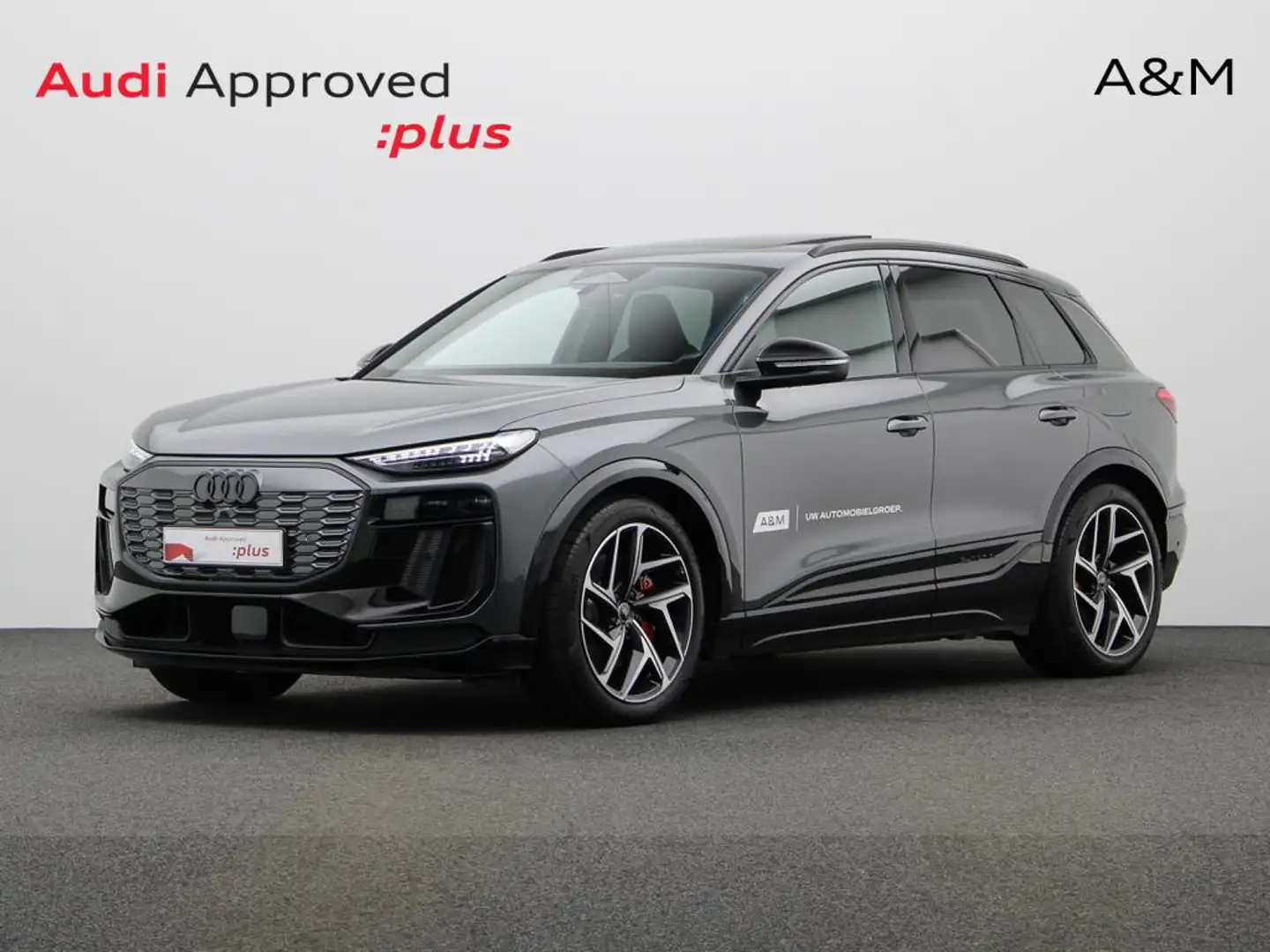 Audi SQ6 e-tron 55 - 100/96,1 KWH - 517 PK - 594 KM - QUATT siva - 1