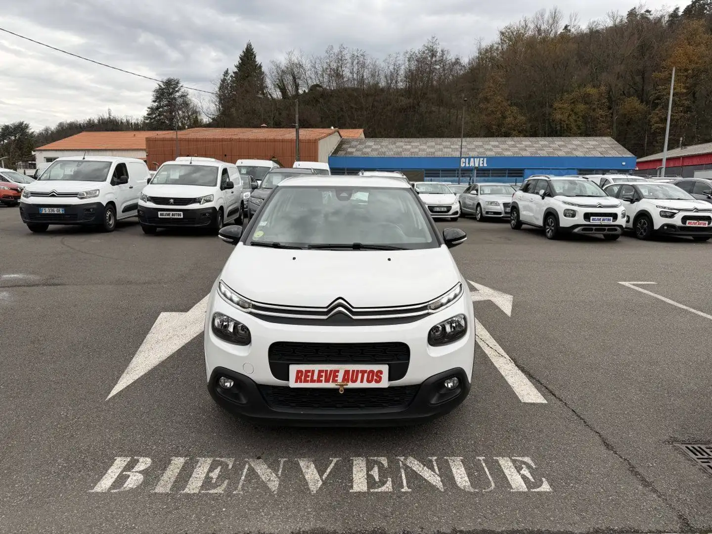 Citroen C3 Citroën BlueHDi 100ch Feel S&S E6.d-TEMP BVM5 Blanc - 1