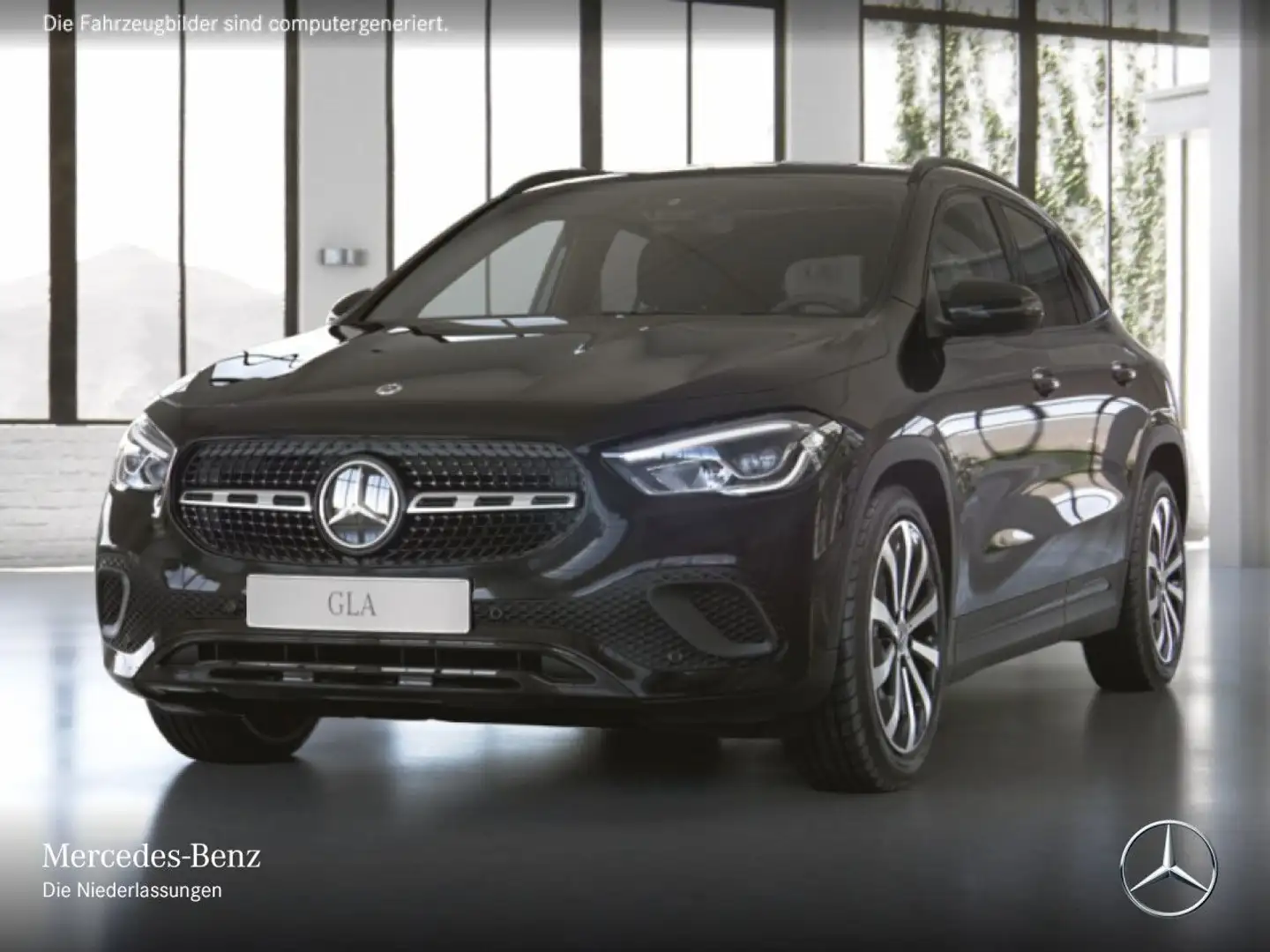Mercedes-Benz GLA 250 4M PROGRESSIVE+NIGHT+PANO+AHK+LED+KAMERA Schwarz - 2