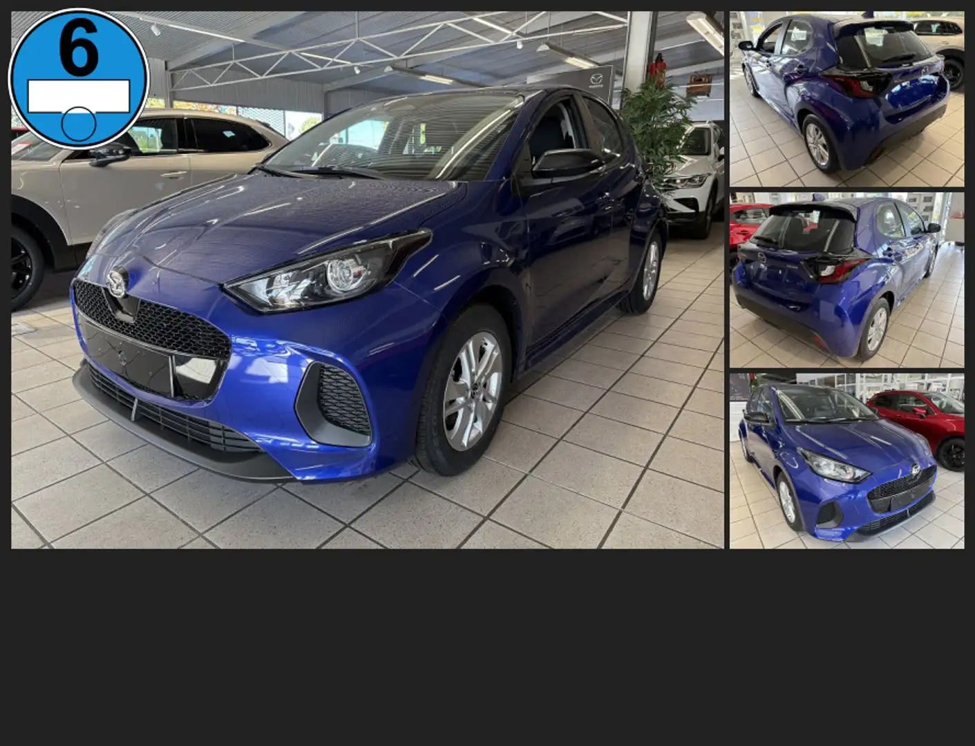 Mazda 2 HYBRID 1.5L Hybrid VVT-i Center-l, Blau - 1