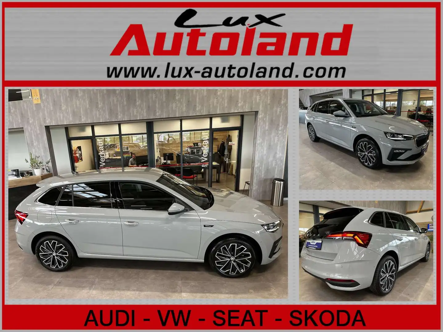Skoda Scala 1.0 TSI DSG First Edition Kamera App ACC Gris - 1