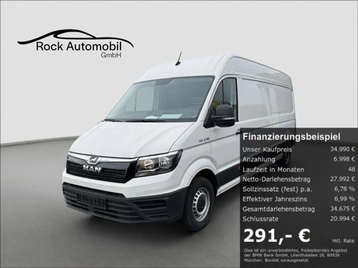 MAN TGE 3.140 4X2F L4H3 2,0 TDI *Garantie* Alb - 1
