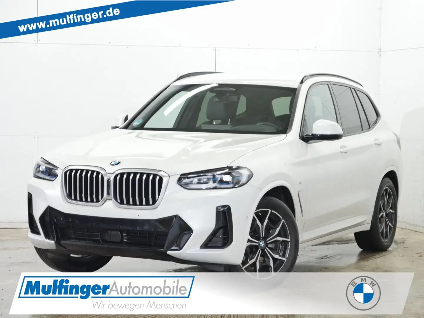 BMW X3 x20d M Sport Standh.Laser HUD ACC Kamera AHK Weiß - 1