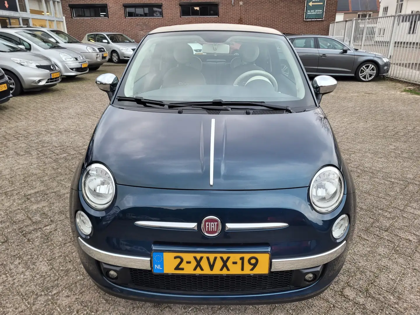 Fiat 500C 0.9 TwinAir Turbo Cult Cabrio - 1e Eigenaar - Airc Blauw - 2