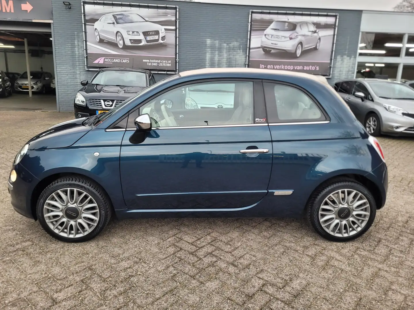 Fiat 500C 0.9 TwinAir Turbo Cult Cabrio - 1e Eigenaar - Airc Blauw - 1