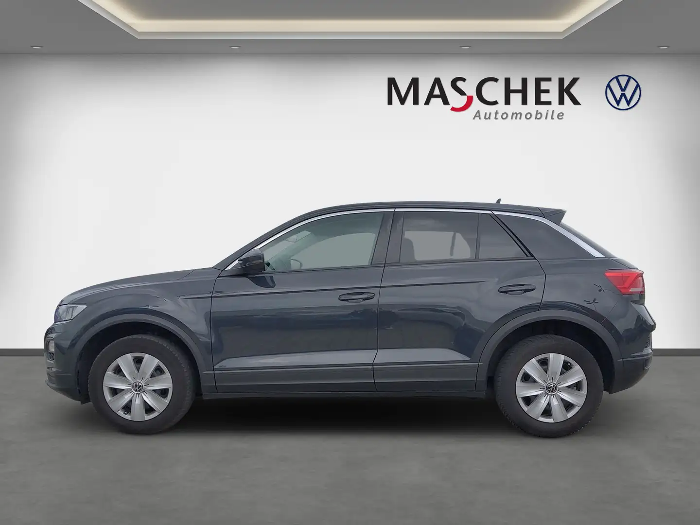 Volkswagen T-Roc 1.0 TSI Navi DAB+ Klima LaneAssist Grijs - 2