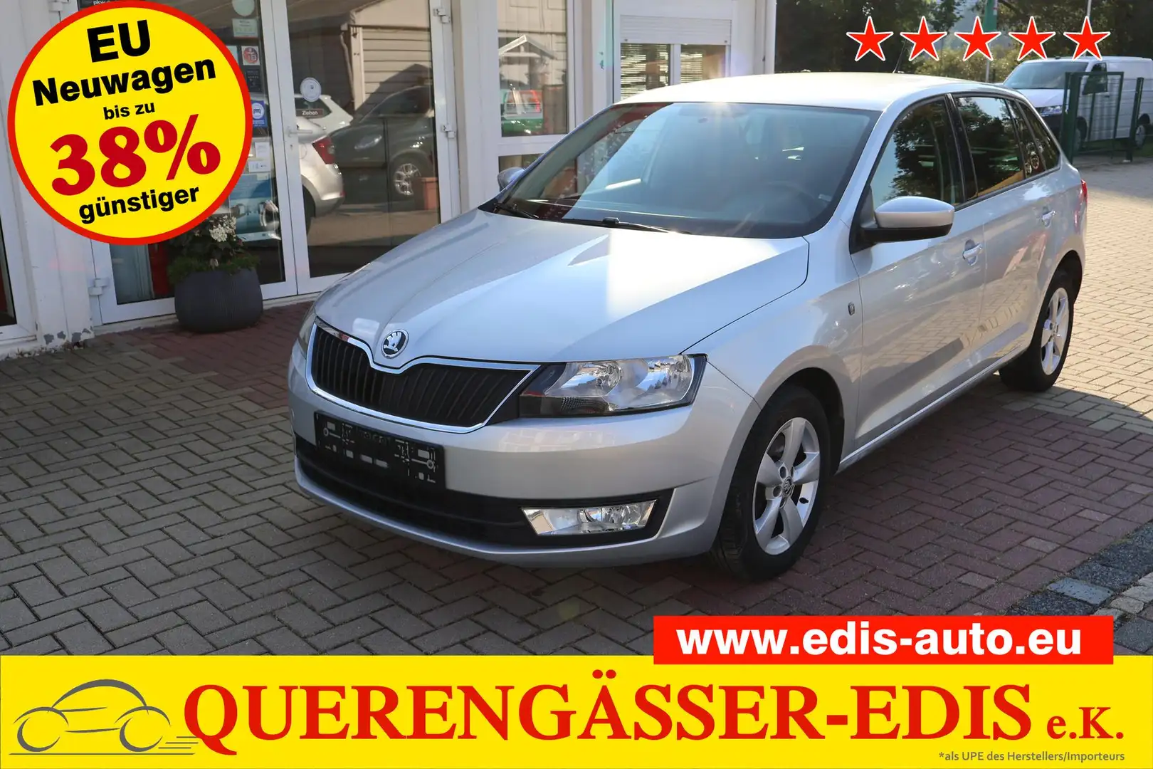 Skoda Rapid/Spaceback 1.2TSI *AmbitionPlus* 77 kW (105 PS), Schalt. 6... Argento - 1