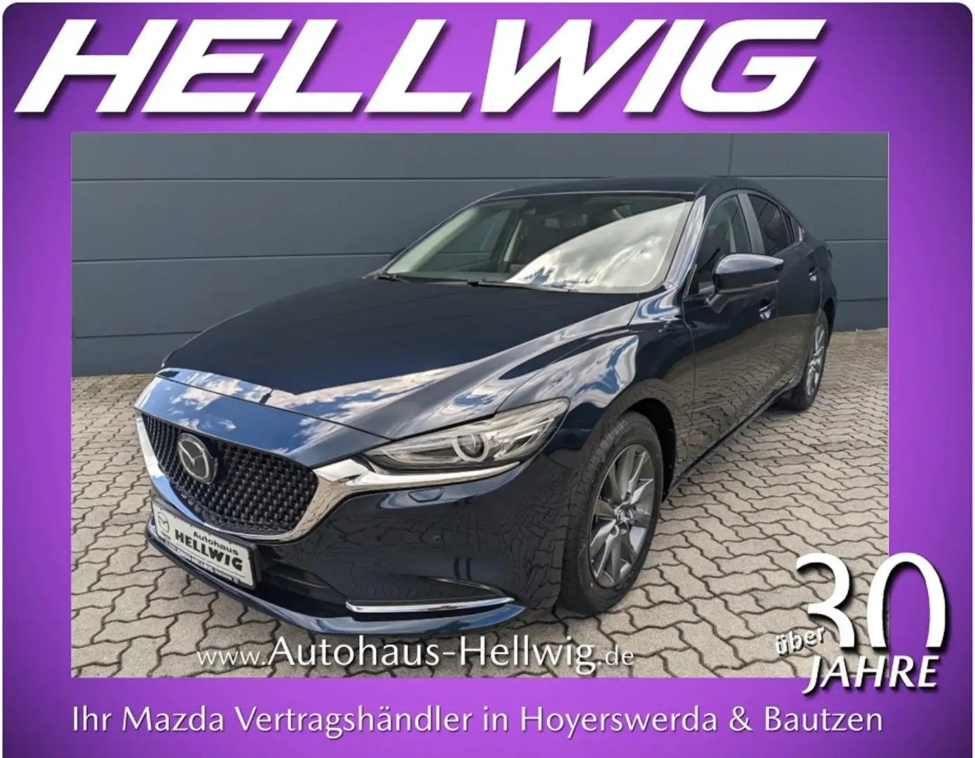 Mazda 6 4-Türer 2.0l Center-Line 360° Kamera Navi 1.Hand Blau - 1