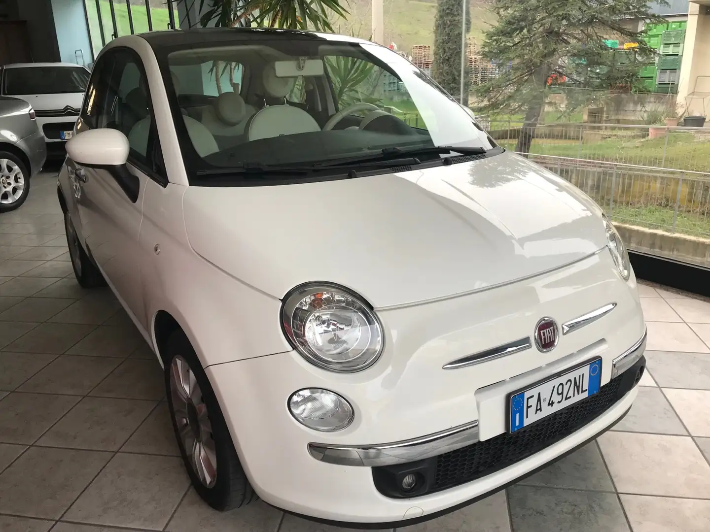 Fiat 500 1.3 mjt 16v Lounge 95cv  neopatentati Bianco - 2