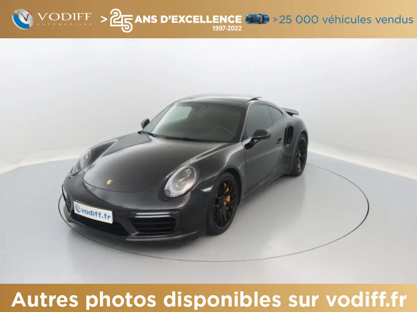 Porsche 991 TURBO S PDK 3.8 580 CV Gris - 1