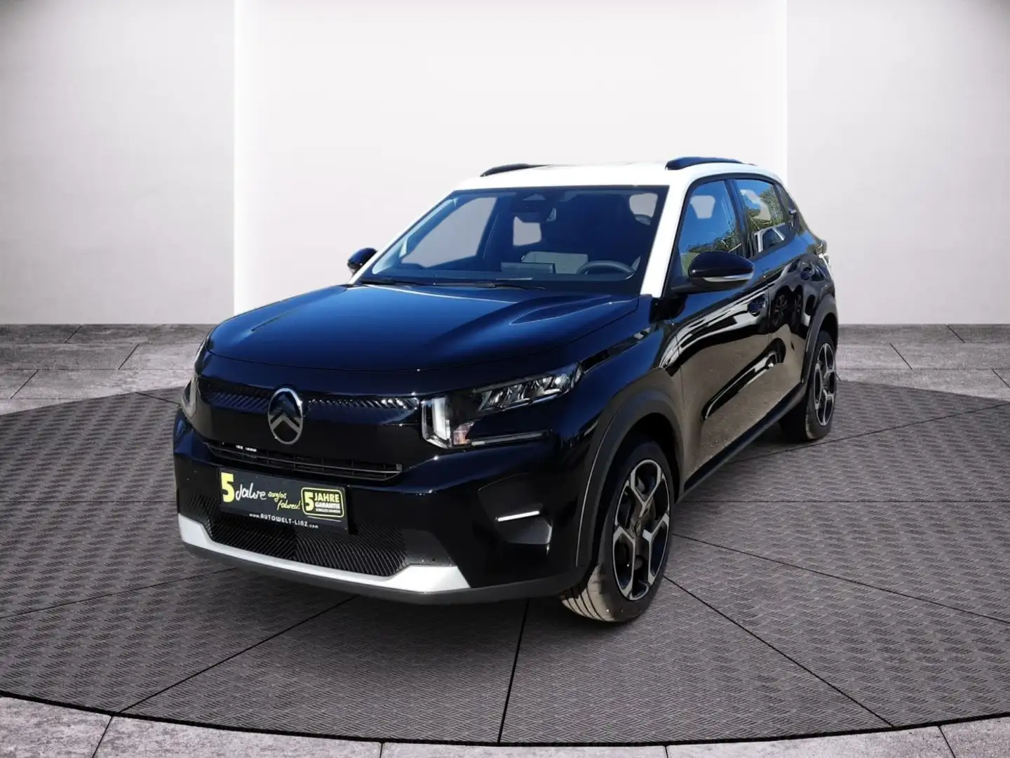 Citroen C3 Turbo 100 PS PLUS Tageszulassung Schwarz - 2