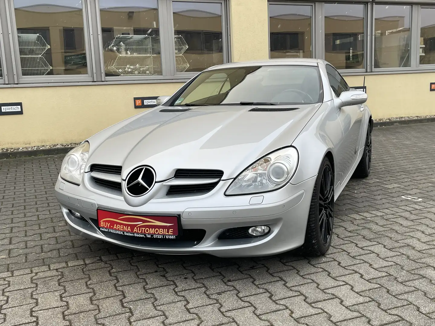 Mercedes-Benz SLK 350 V6 Roadster Automatik Leder Voll Top Gepflegt Top Grau - 1