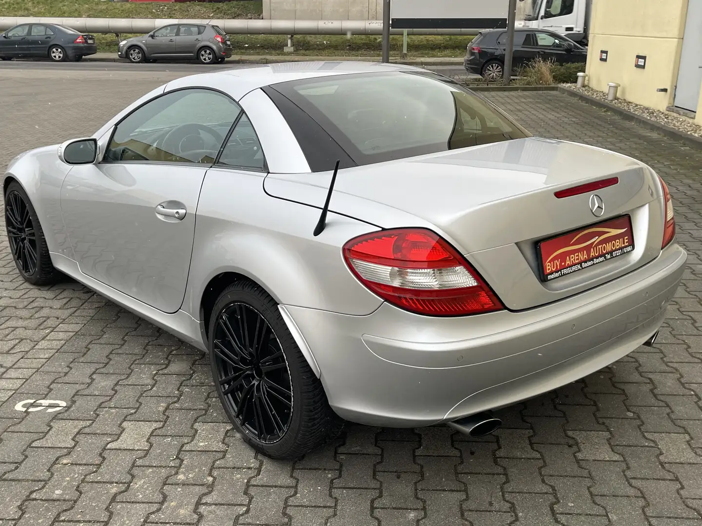 Mercedes-Benz SLK 350 V6 Roadster Automatik Leder Voll Top Gepflegt Top Grau - 2