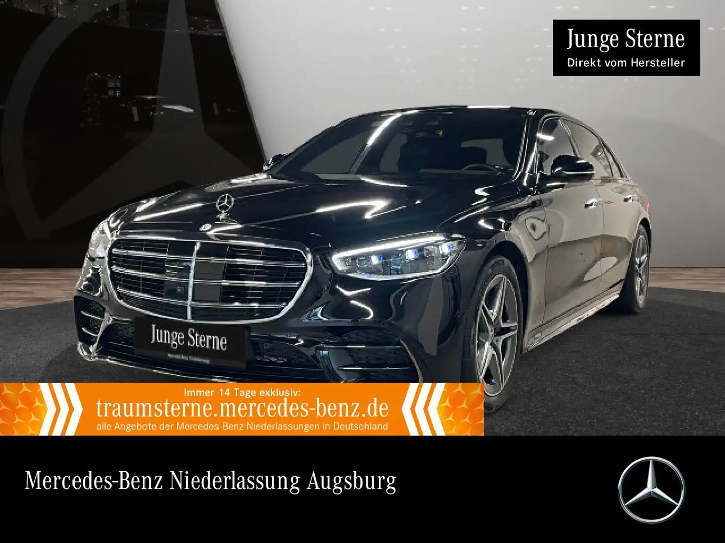 Mercedes-Benz S 600 S 580 e L 4M AMG+NIGHT+PANO+360+DIGITAL-L+FAHRASS Schwarz - 1