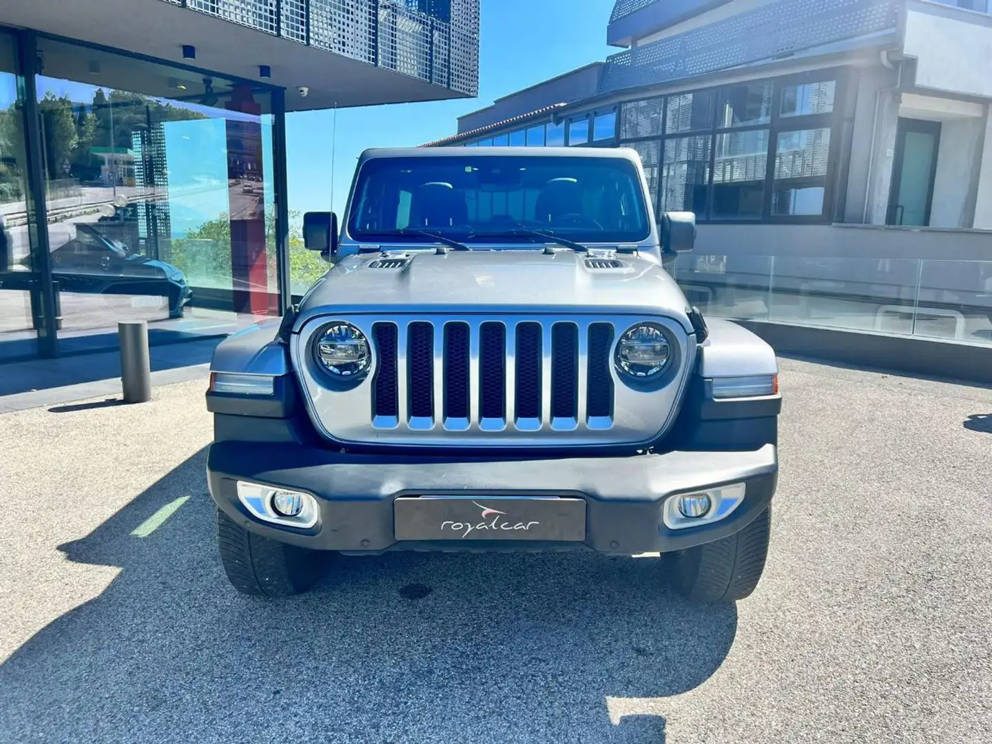 Jeep Wrangler Unlimited 2.2 Mjt II Sahara Capote Elettrica Argento - 2