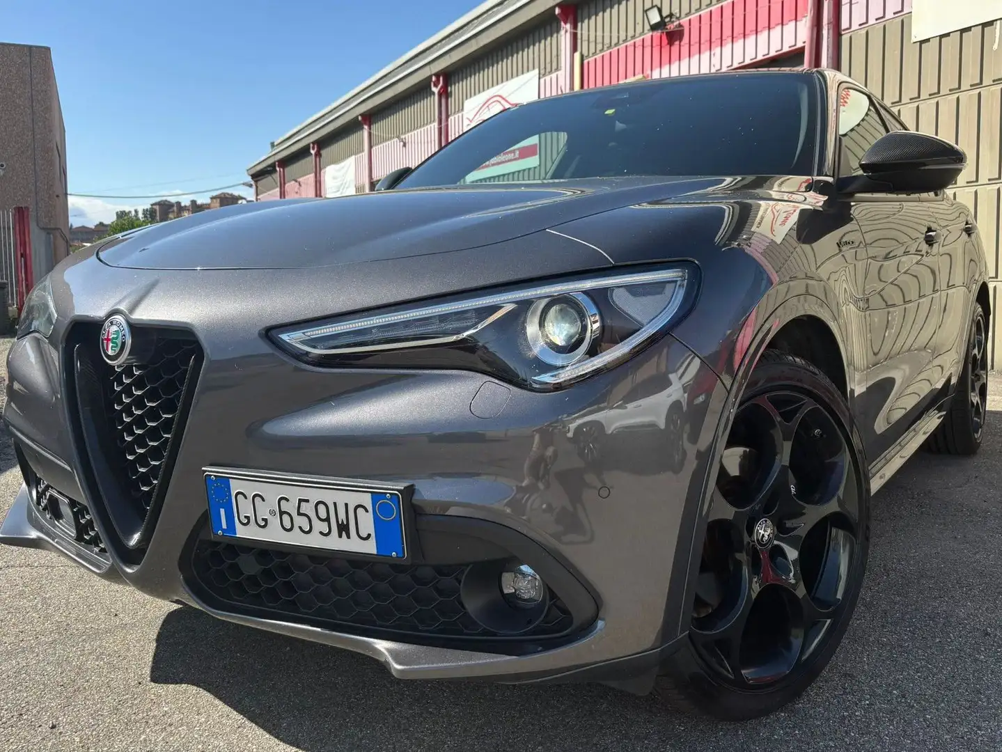 Alfa Romeo Stelvio Stelvio 2020 2.2 t Veloce Ti Q4 210cv auto PROMO Grau - 2