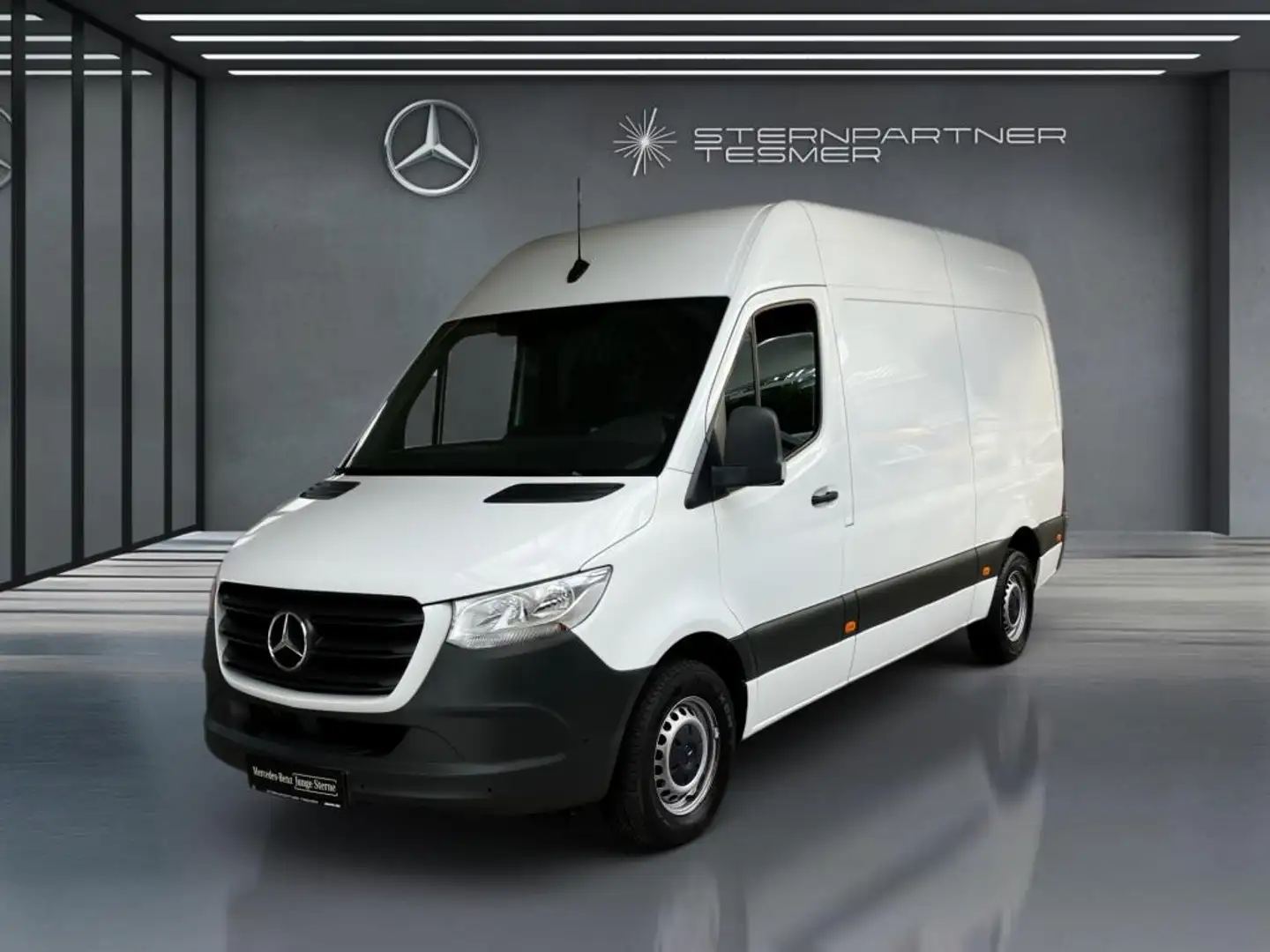 Mercedes-Benz Sprinter 317 CDI Kasten L2H2 Autom-Navi-AHK-Kame Blanc - 1