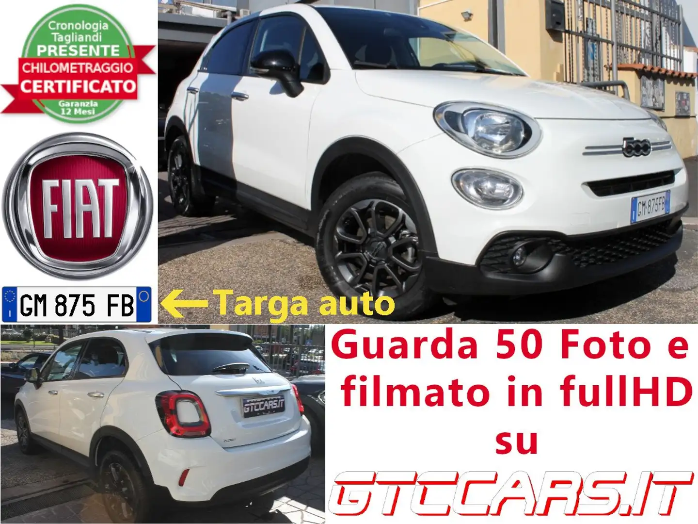 Fiat 500X 1.6Mjet 130cv UNIPRO IVA DEDUCIBILE PREZZO VERO Bianco - 1