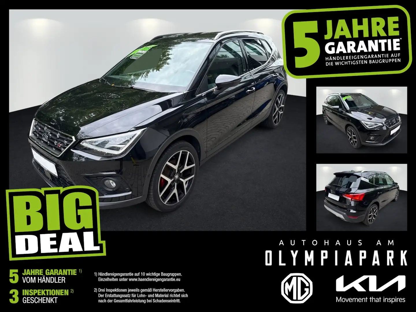 SEAT Arona 1.5 TSI FR-LINE*KAMERA*LED*START/STOP Schwarz - 1