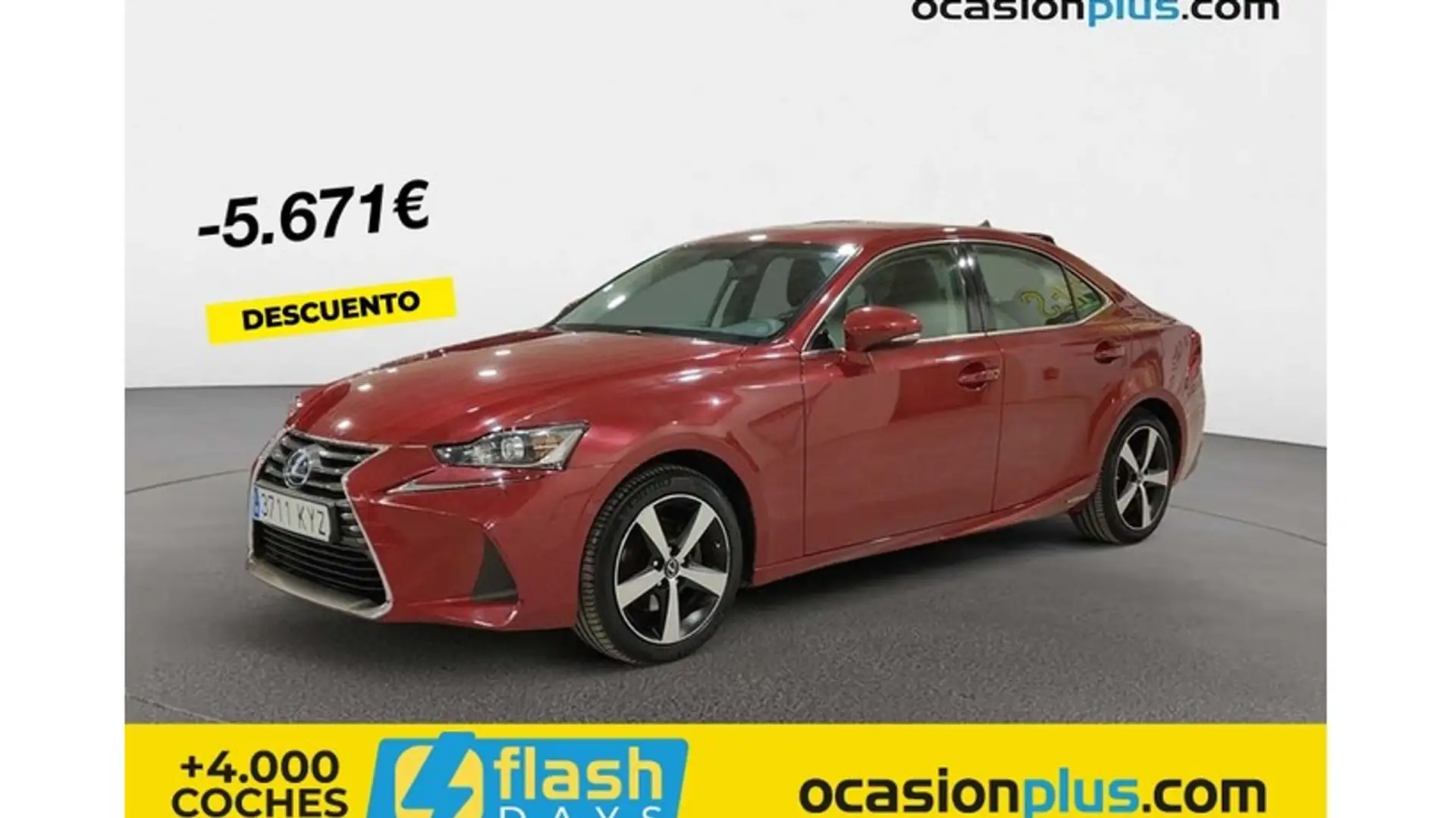 Lexus IS 300 300h Business Rojo - 1