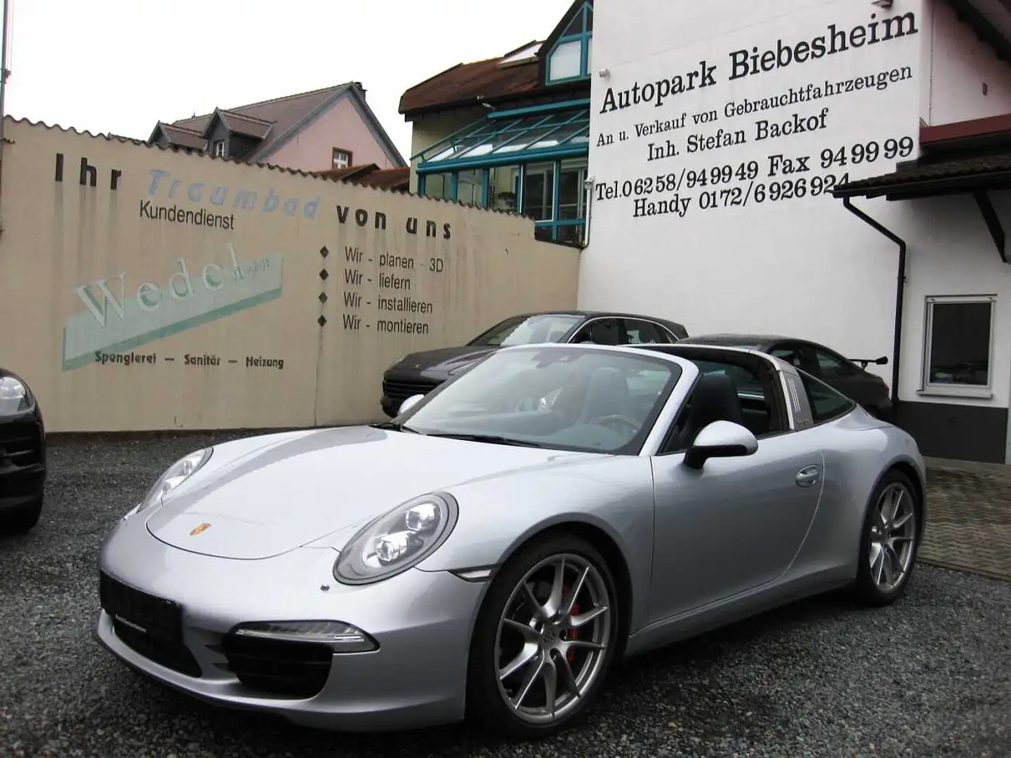 Porsche 991 Targa 4S PDK 1HD dt.Fzg. Approvet bis 7-2025 Stříbrná - 1