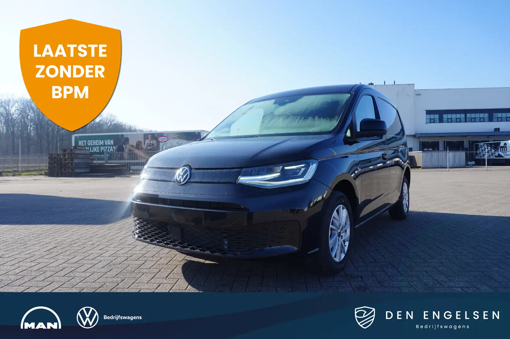 Volkswagen Caddy Cargo 2.0 TDI Style 2.0 TDI 122 PK DSG Style, Navi Zwart - 1