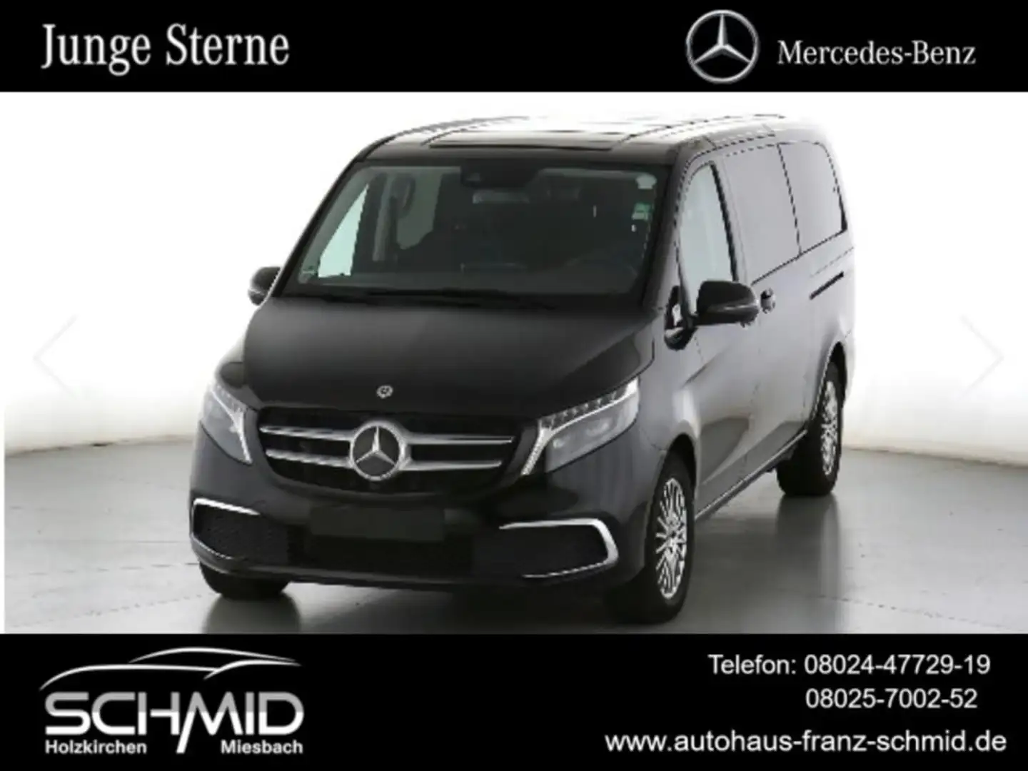 Mercedes-Benz V 300 d 4MATIC AVA ED Extralang STHZG 360° AHK A Schwarz - 1