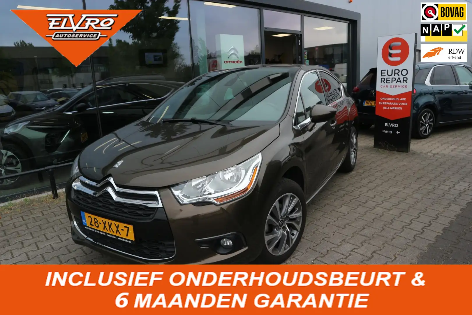 Citroen DS4 1.6 VTi Chic CLIMA CRUISE 17 INCH PDC BLUETOOTH TR Marrone - 1