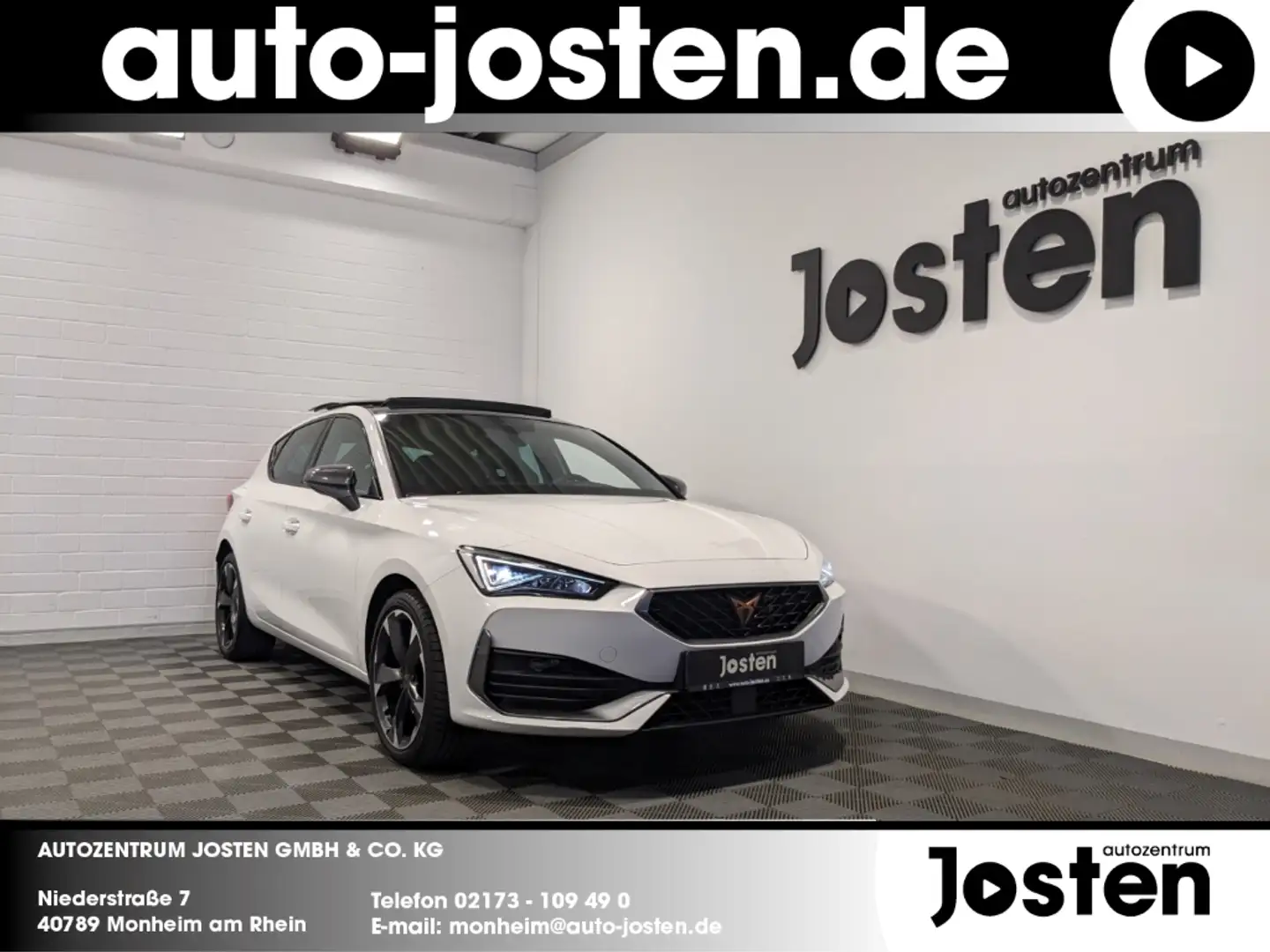 CUPRA Leon 1.4 PHEV Pano CarPlay SHZ Navi LED Lane GRA Weiß - 1
