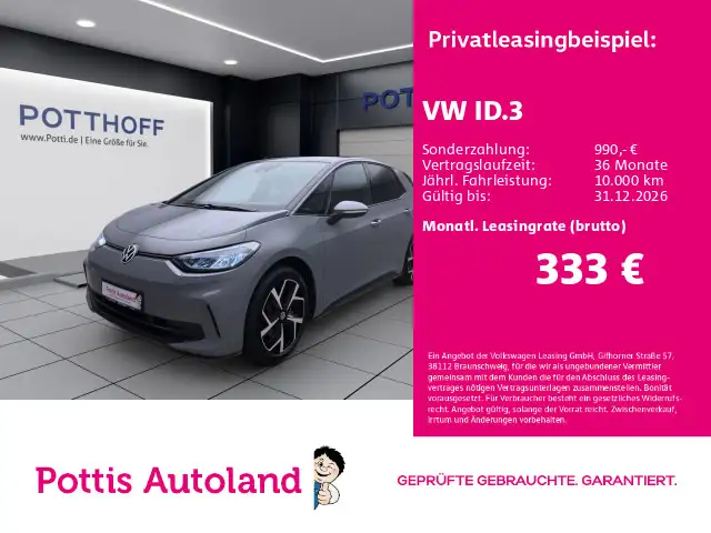 Volkswagen ID.3 PRO MOVE NAVI KAMERA SITZHZG PDC LM19