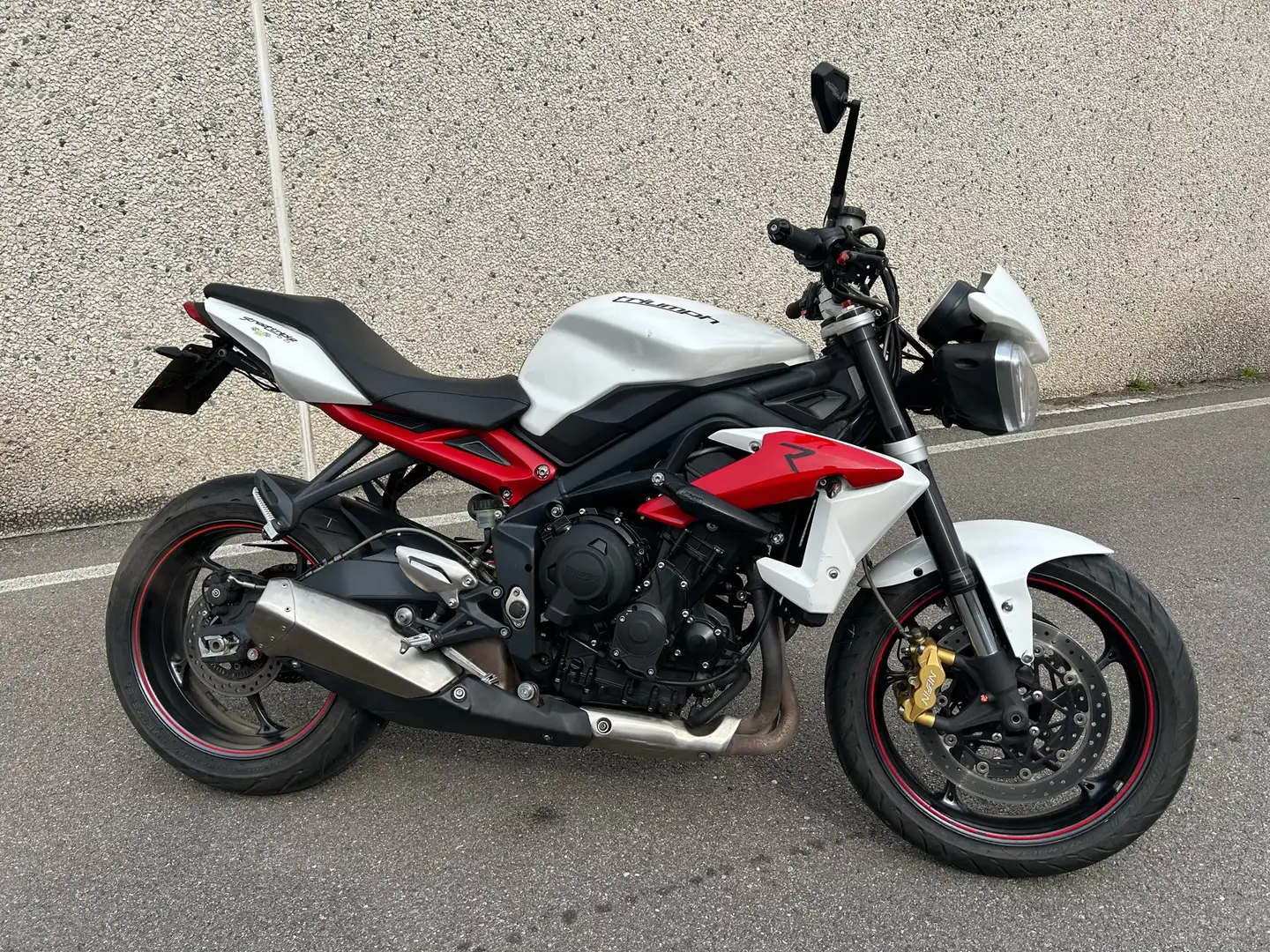 Triumph Street Triple 675 R ABS Blanco - 2