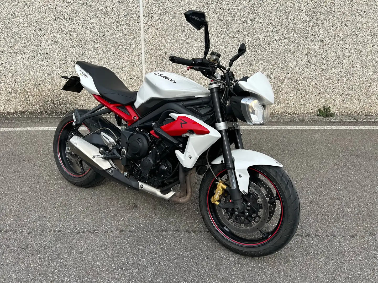 Triumph Street Triple 675 R ABS Blanco - 1