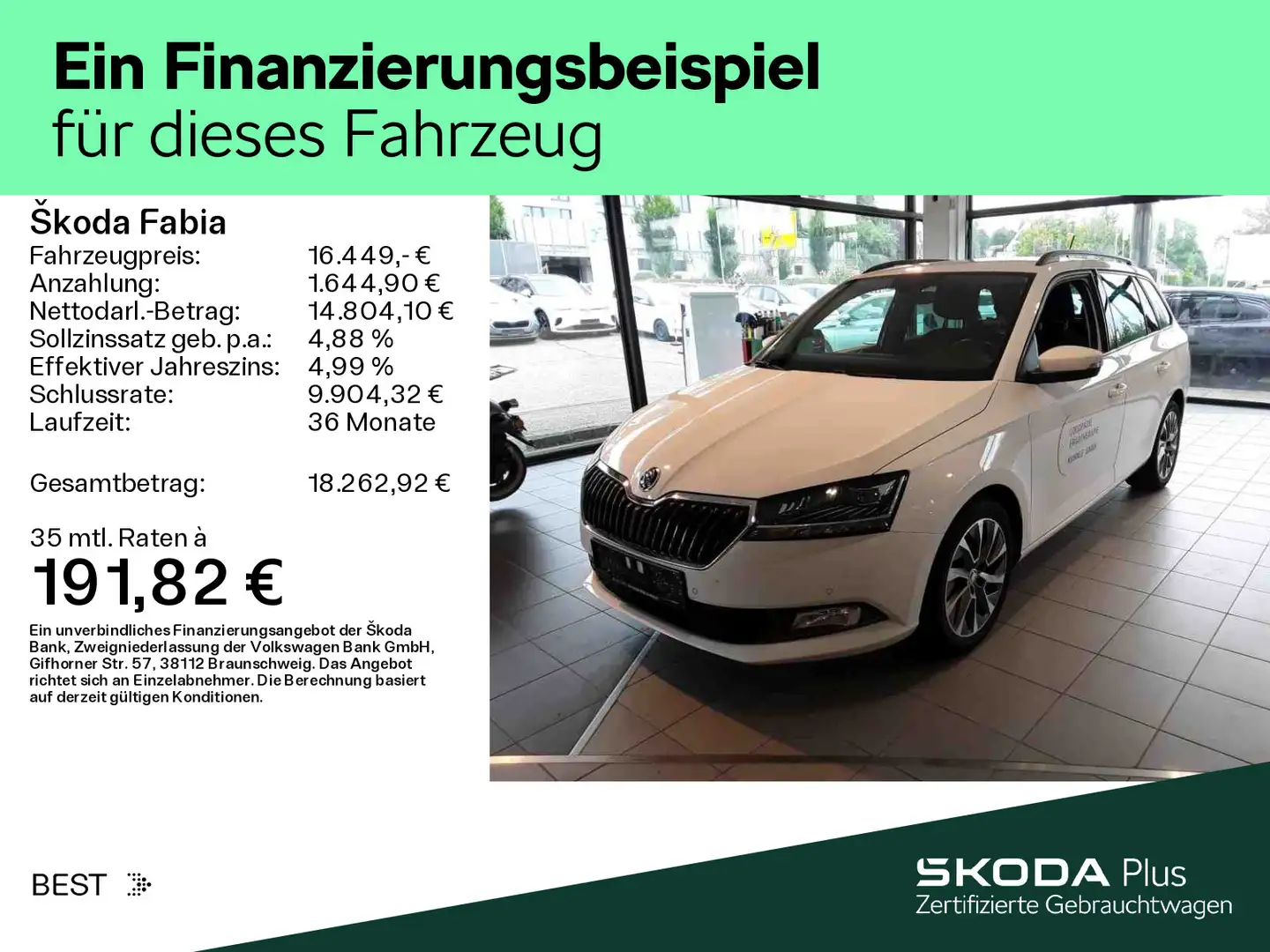 Skoda Fabia Combi 1.0 TSI CLEVER*NAVI*LED*PDC*SHZ*LM Blanc - 2