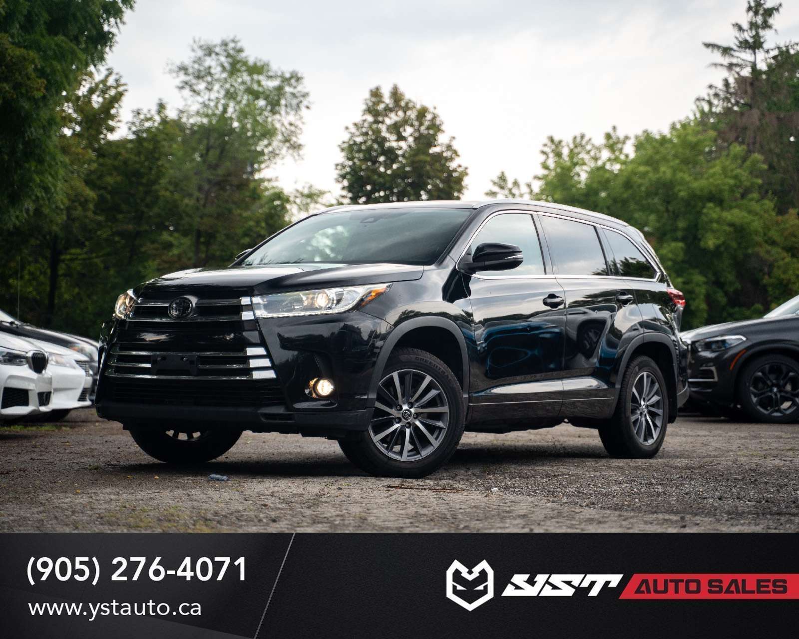 Black 2017 Toyota Highlander SUV / Crossover All-Wheel Drive Automatic