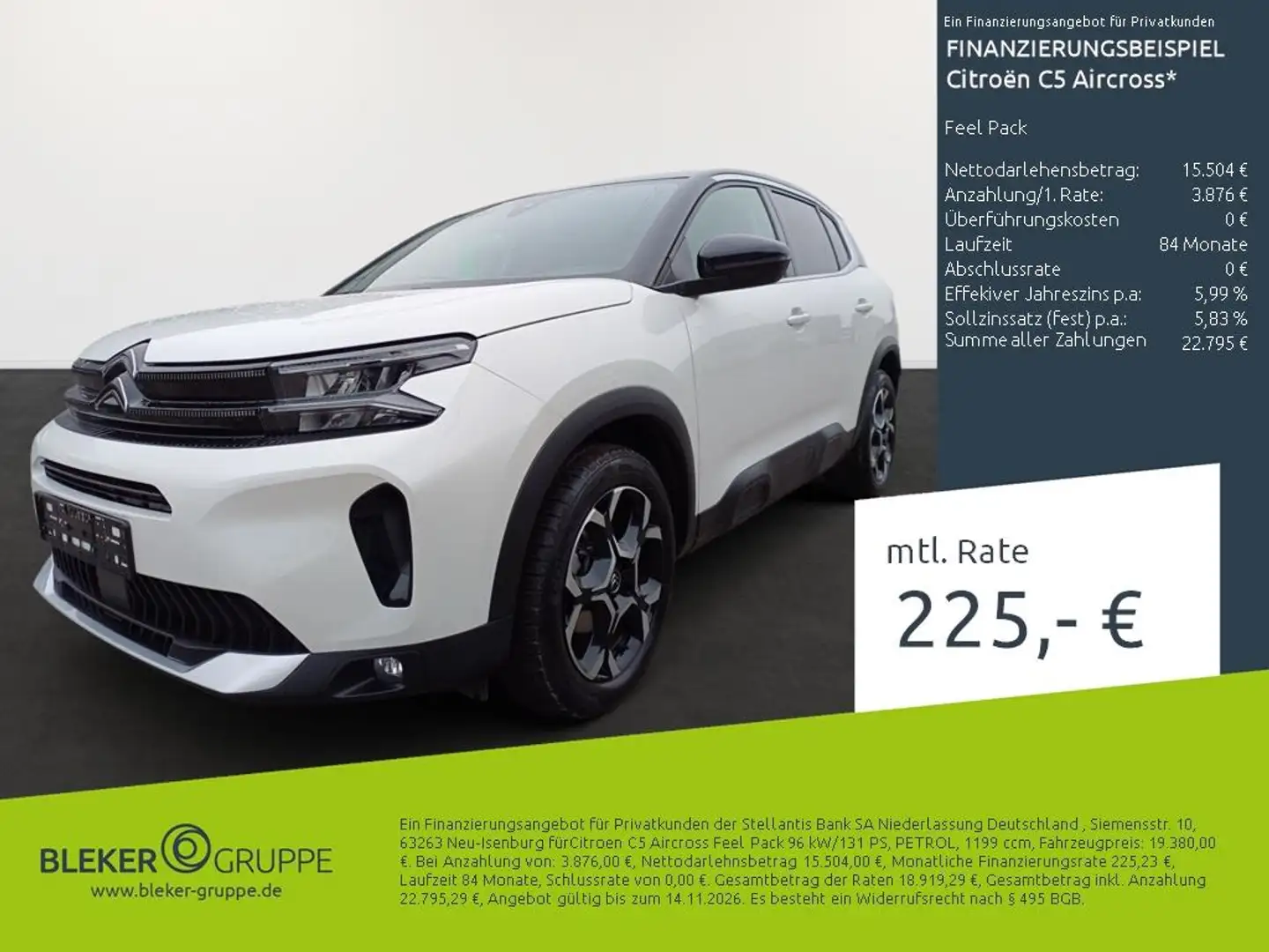 Citroen C5 Aircross Feel Pack Weiß - 1