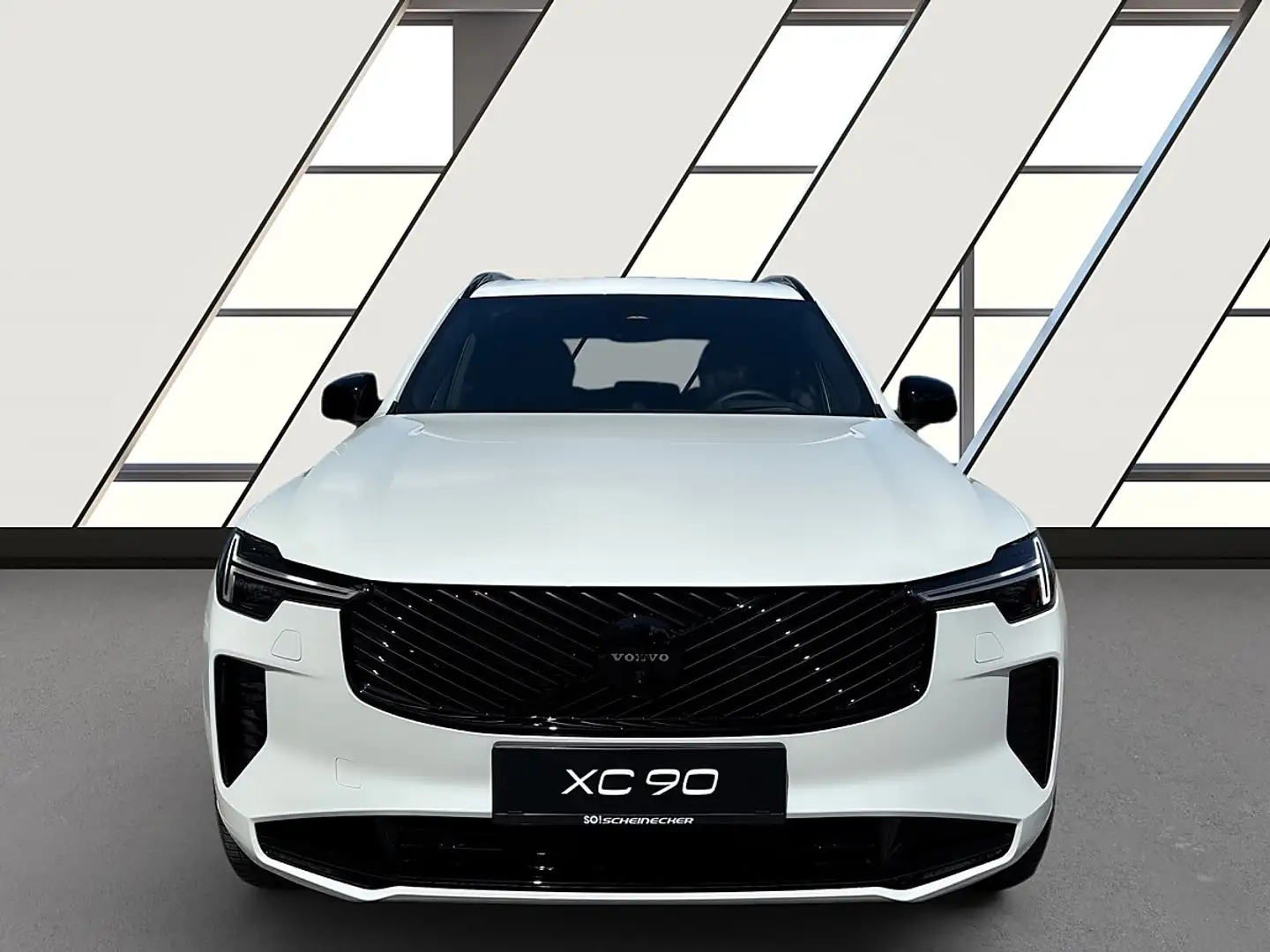 Volvo XC90 T8 AWD PHEV 18,8kWh Black Edition Ultra Weiß - 2