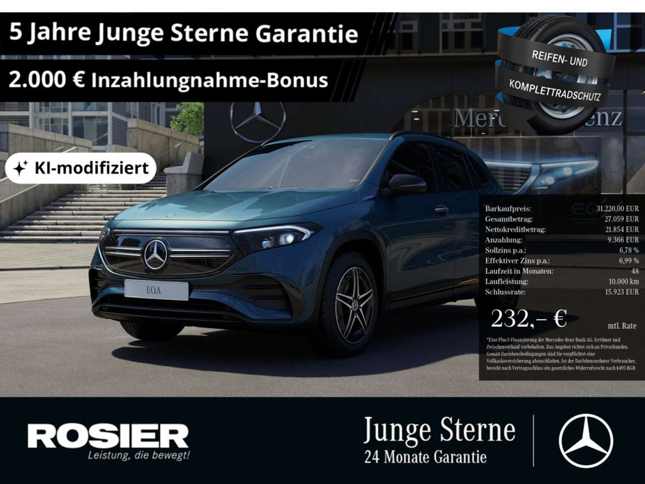 Mercedes-Benz EQA 250 — Mercedes-Benz EQA 250 AMG Sport Advanced+ NIGHT LED NAVI BT