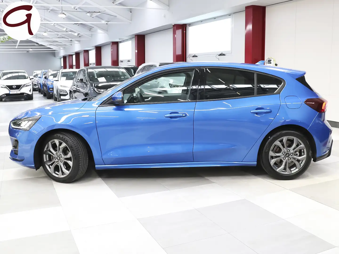Ford Focus 1.0 Ecoboost MHEV ST-Line 125 Blau - 2