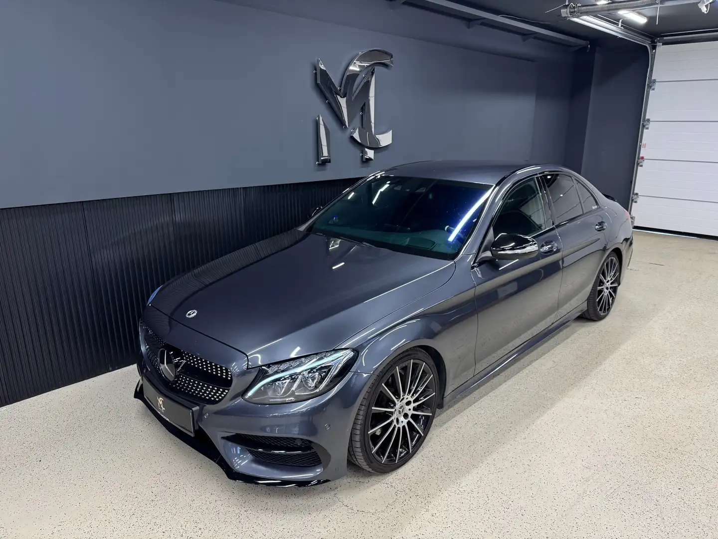 Mercedes-Benz C 220 C 220`AMG-LINE`LED`LEDER`NAVI`STERNHI`TOTWINK`HUD Grau - 2