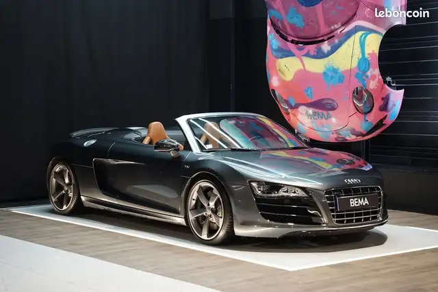 Audi R8 V10 5.2L 525CH | Cuir Exclusive Sièges Baquets Carbone Caméra de Recul À partir 1 200-Mois