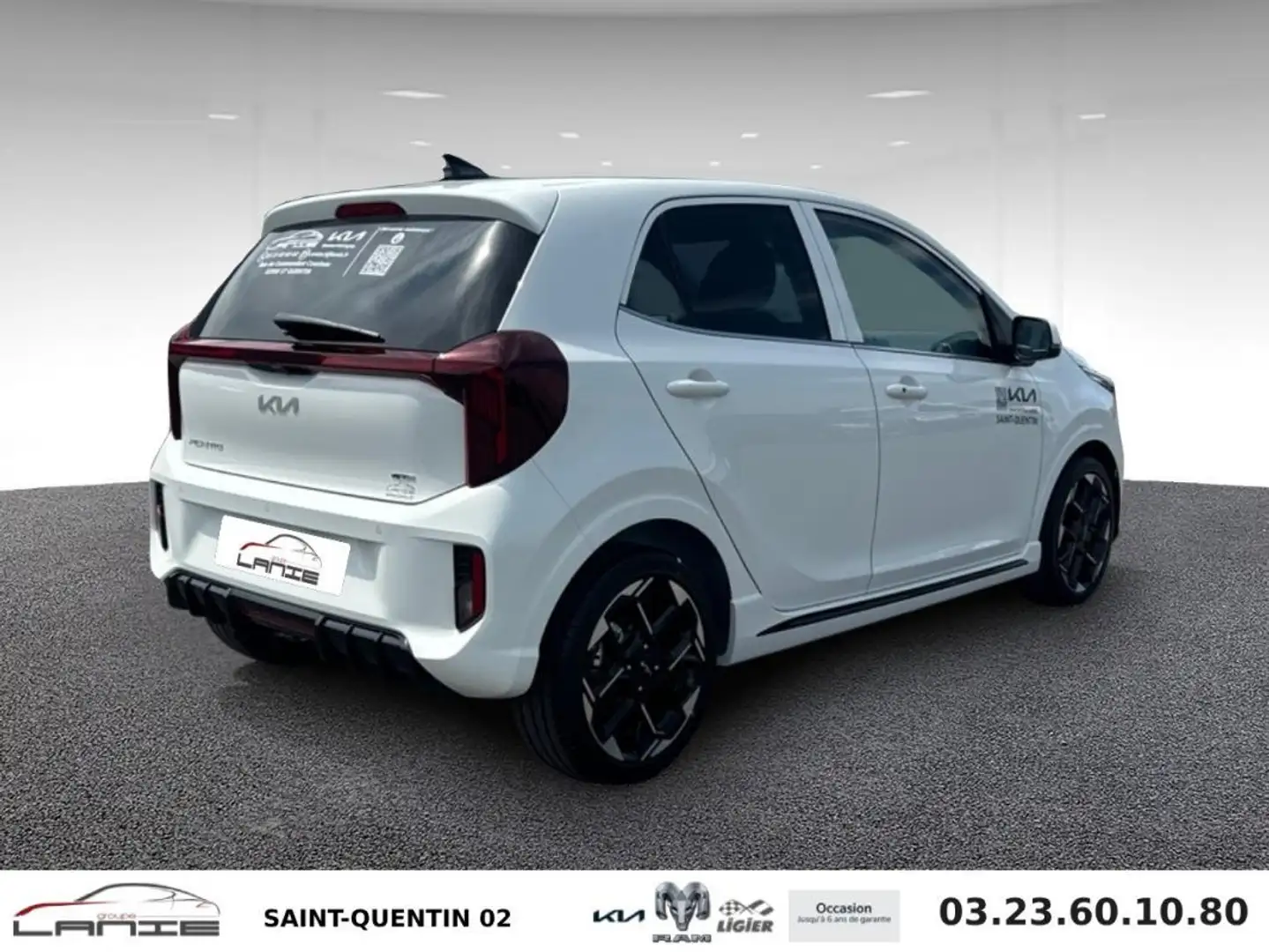 Kia Picanto 1.2 DPi 79 ch BVM5 GT-line Blanc - 2